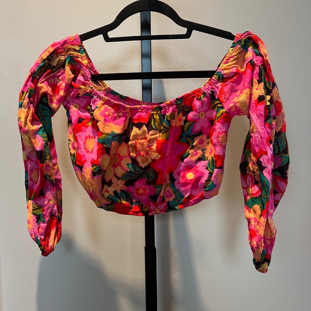 BILLABONG X Sincerely Jules Sun Daze Floral Crop Top In Multi